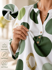 VENDITA LAMPO - Completo top ampio stampato e pantaloni a palazzo | Spedizione tracciata